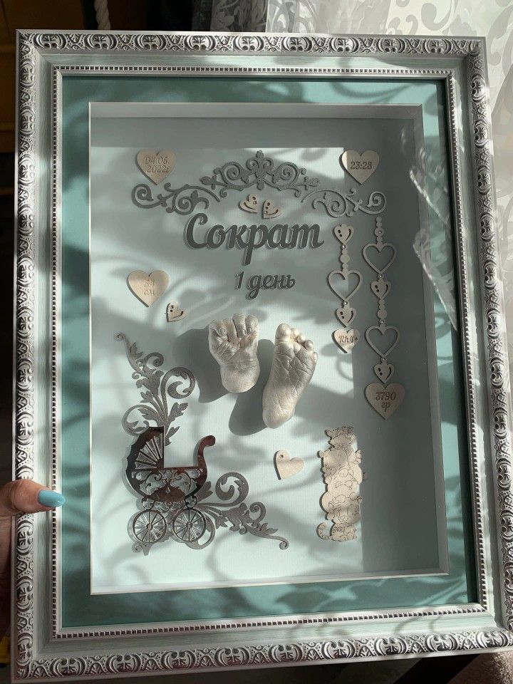 Premium Resin 3D Hand/Foot Casting Frame