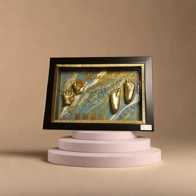 Deluxe Personalized Resin 3D Hand & Foot Casting Frame